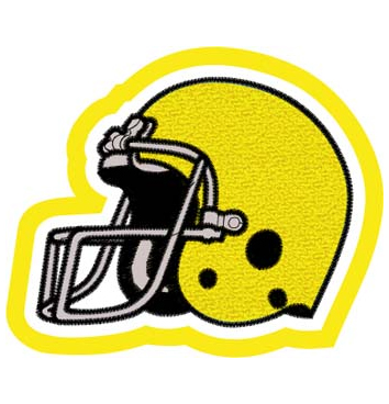Football Helmet Patch 6