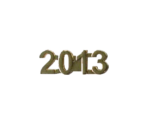 2013 Metal Insert, Gold - Box of 25
