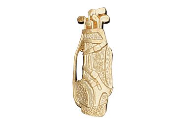 Golf Bag Metal Insert, Gold - Box of 25