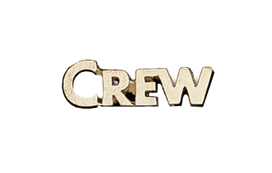 Crew Metal Insert, Gold - Box of 25