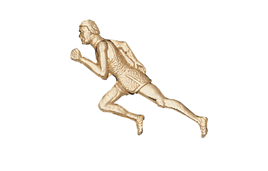 Runner (Male) Metal Insert, Gold - Box of 25