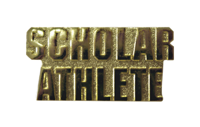 Scholar Athlete Metal Insert, Gold - Box of 25