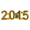 2015 Metal Insert, Gold - Box of 25