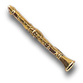 Clarinet Pinsert, Gold