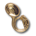 Sousaphone Pinsert, Gold