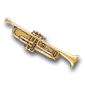Trumpet Pinsert, Gold