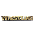 Wrestling Metal Insert, Gold - Box of 25