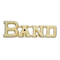 Band Metal Insert, Gold - Box of 25