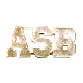 ASB Associated Student Body Metal Insert, Gold - Box of 25