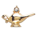 Lamp of Knowledge Specialty Pin, Gold