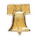 Liberty Bell Specialty Pin, Gold
