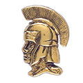 Spartan Pin, Gold Tone Metal