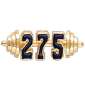 Barbell 275 Specialty Pin, Gold