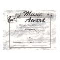 Stock Music Certificate