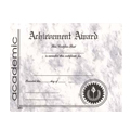 Stock Academic Certificate