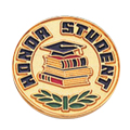 Honor Student Pin, Gold
