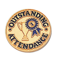 Outstanding Attendance Pin, Gold