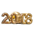 2018 Metal Insert, Gold - Box of 25