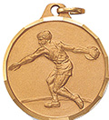 Track Discus Medal 1 1/4