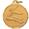 Track Long Jump Medal 1 1/4