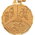 Triathlon Medal 1 1/4