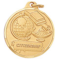 Citizenship Globe & Lamp Medal 1 1/4