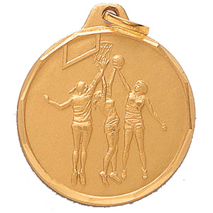 Basketball Medal 1 1/4