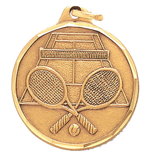 Tennis Medal 1 1/4