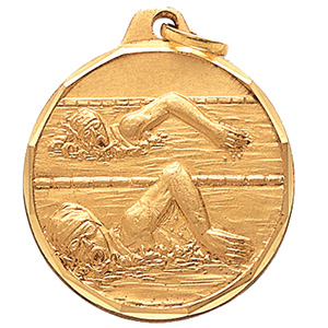 Swimming Medal 1 1/4
