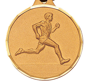 Track Runner Medal 1 1/4
