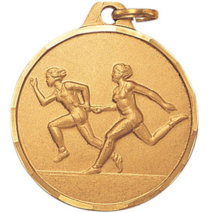 Track Relay Medal 1 1/4