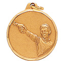 Pistol Shooter Medal 1 1/4
