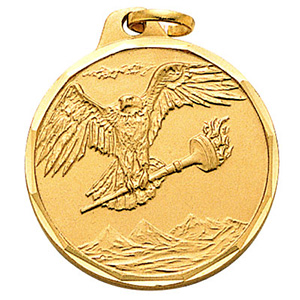 Eagle with Torch Medal 1 1/4