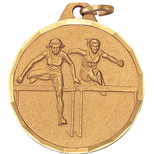 Track Hurdles Medal 1 1/4
