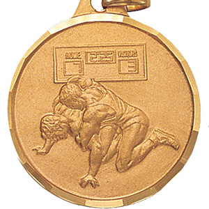 Wrestling Medal 1 1/4