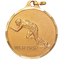 100 M Dash Medal (Male) 1 1/4
