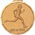 800 M Runner Medal (Male) 1 1/4