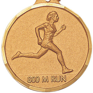 800 M Runner Medal (Female) 1 1/4