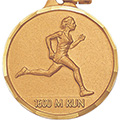 1600 M Runner Medal (Female) 1 1/4