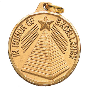 Excellence Medal 1 1/4