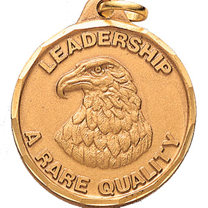 Leadership Is A Rare Quality Medal 1 1/4