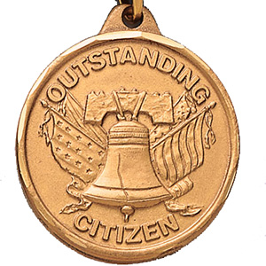 Outstanding Volunteer Medal 1 1/4