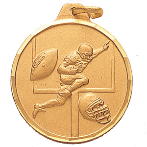 Football Runner Medal 1 1/4