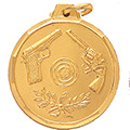 Crossed Beretta-Colt Medal 1 1/4