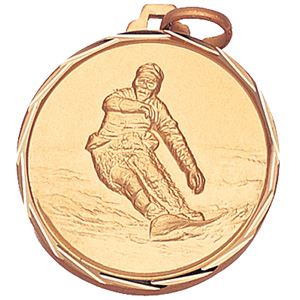 Snowboarding Medal 1 1/4