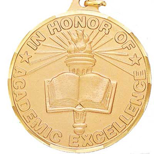 In Honor of Academic Excellence Medal 2