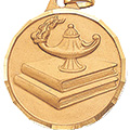 Lamp of Learning Medal 1 1/4