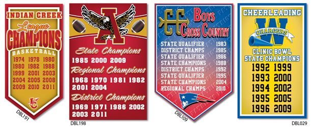 Add a Year Championship School Banners