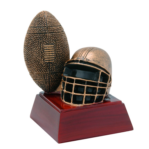 Football & Helmet Trophy