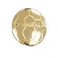 Handball Metal Insert, Gold - Box of 25